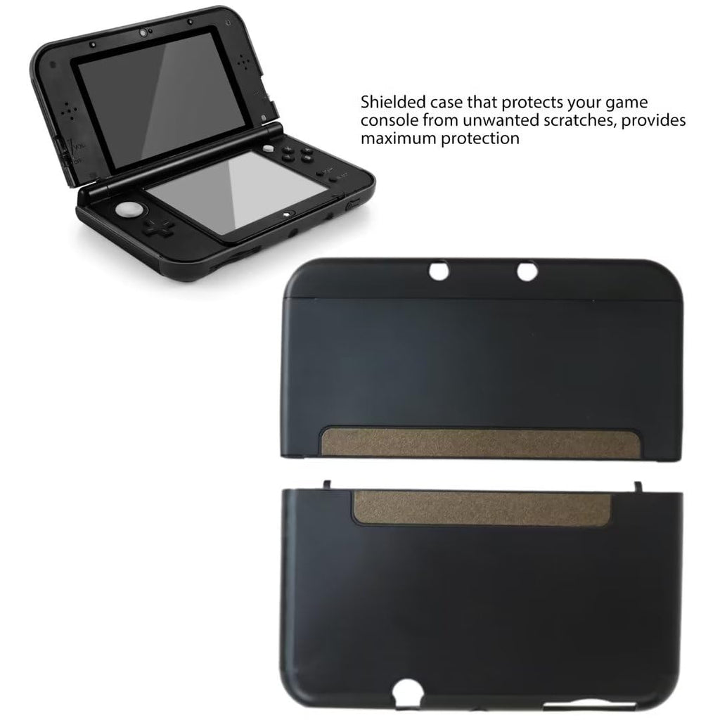 Black Aluminum Plastic Protective Hard Shell Case for New 3DS XL LL Y71326