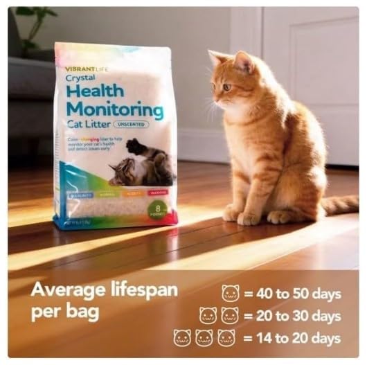Unscented Color-Changing 8 Lb Cat Litter T5042