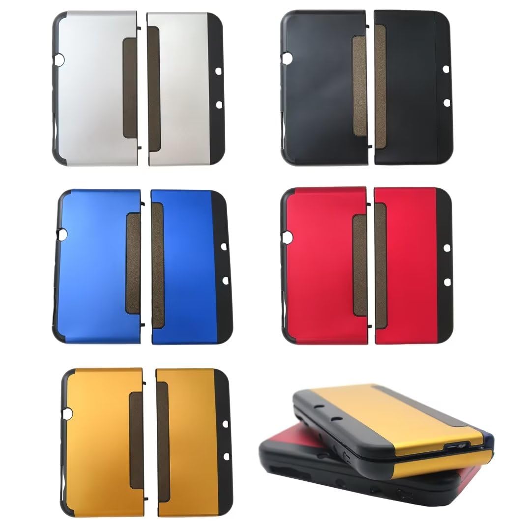 Black Aluminum Plastic Protective Hard Shell Case for New 3DS XL LL Y71326