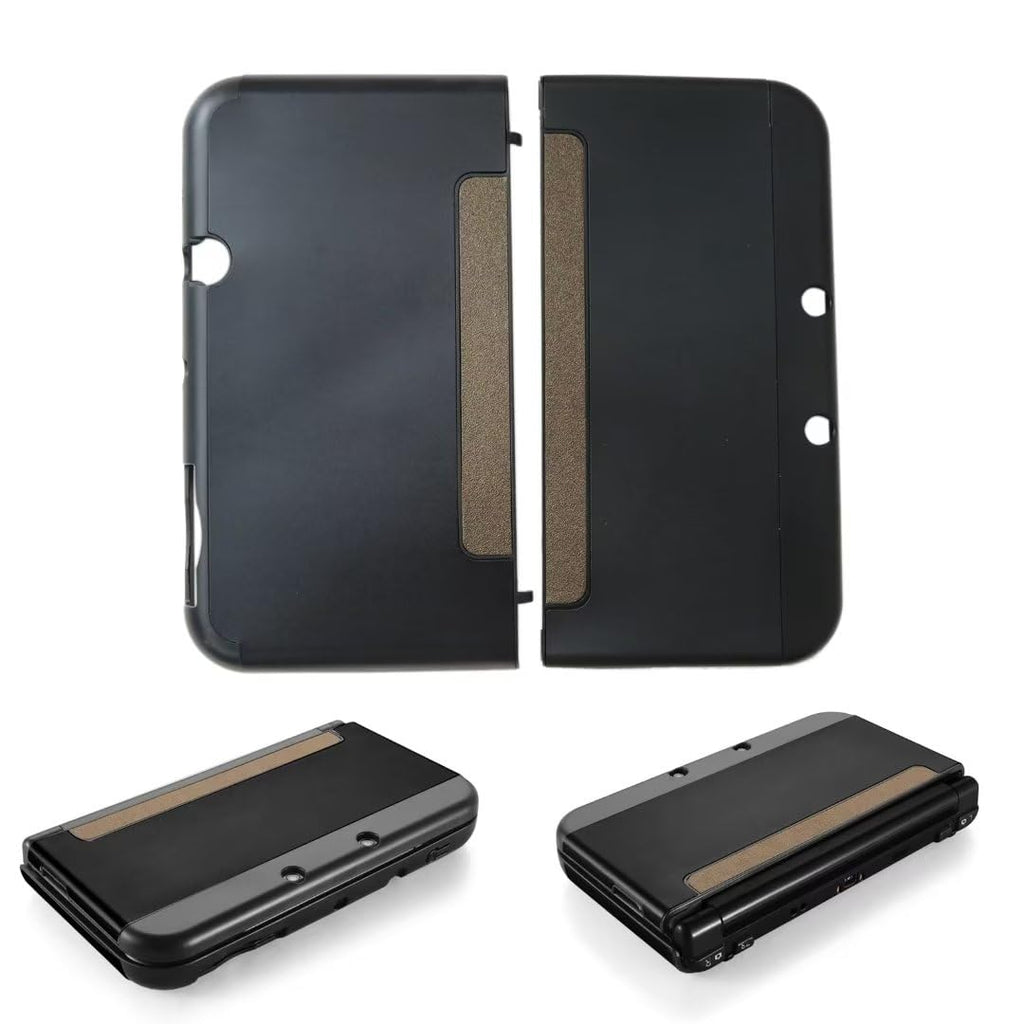 Black Aluminum Plastic Protective Hard Shell Case for New 3DS XL LL Y71326