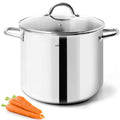 10 Quart Stainless Steel Stock Pot with Glass Lid A794724