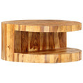 Round Coffee Table Solid Sheesham Wood C13765