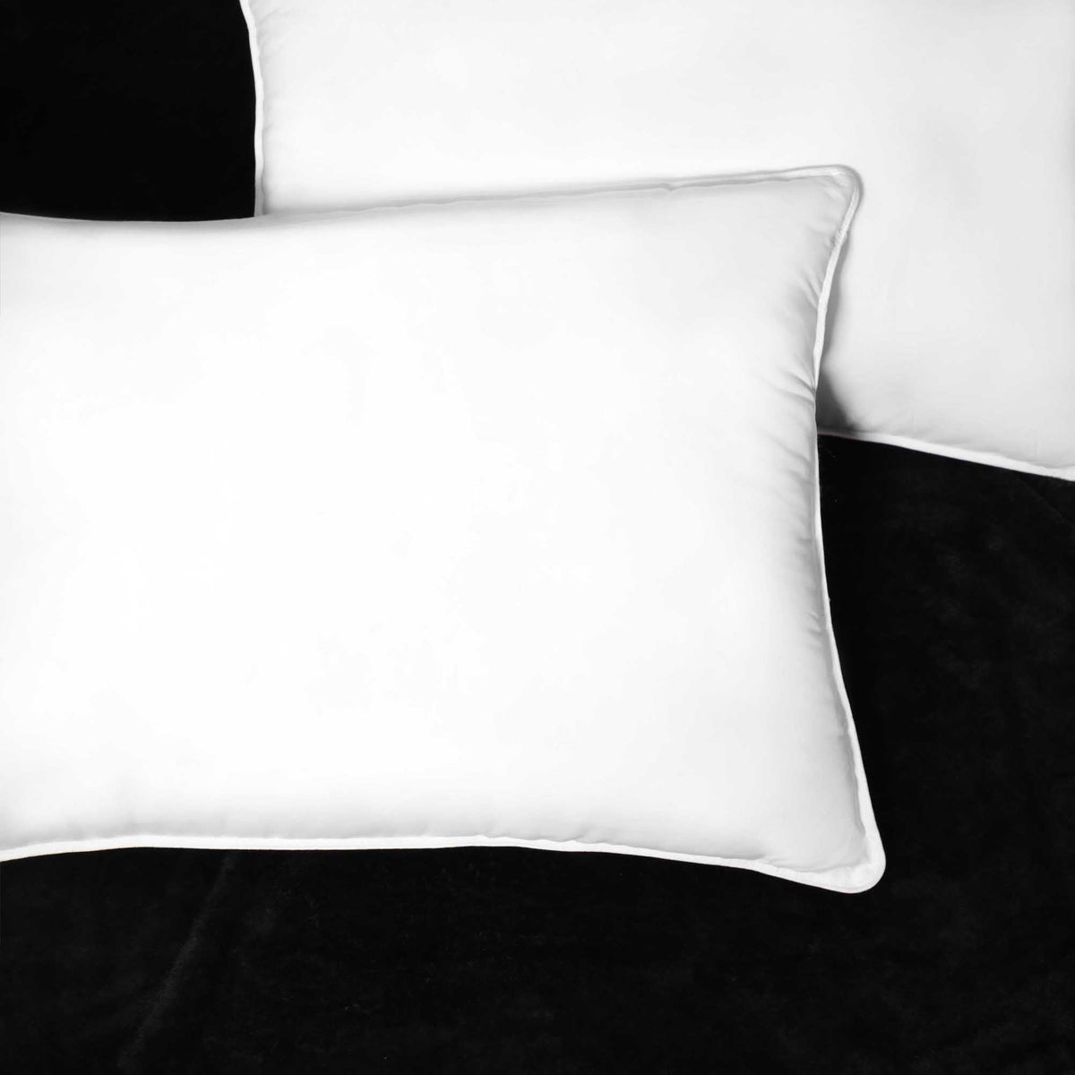 Down Alternative Pillow Set, Soft Microfiber Shell, Set of 2, King Size H760