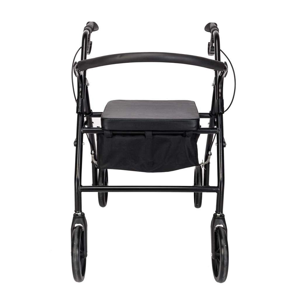 Rollator Walker with Seat, 8" Wheels, 286 Pound Capacity J109