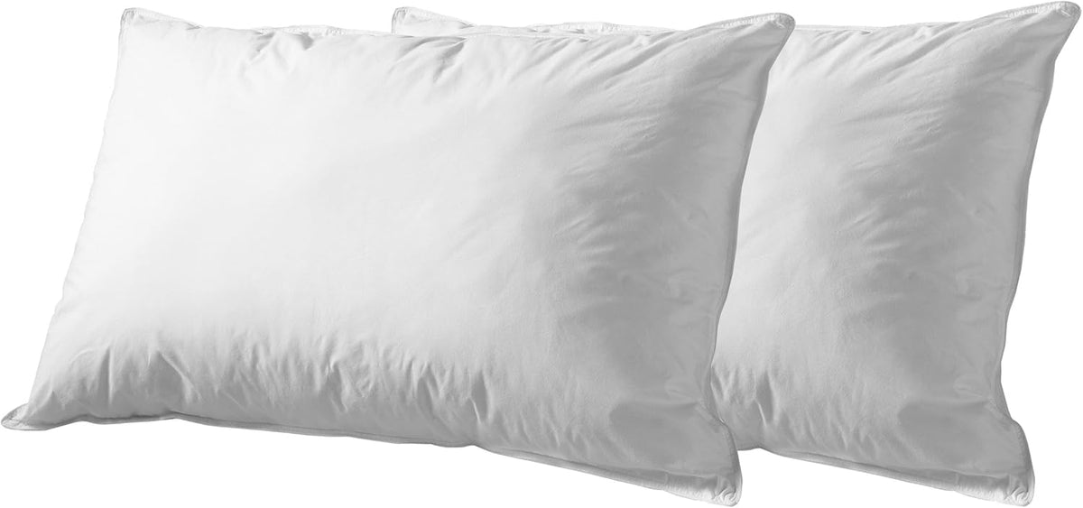 Down Alternative Pillow Set, Soft Microfiber Shell, Set of 2, King Size H760