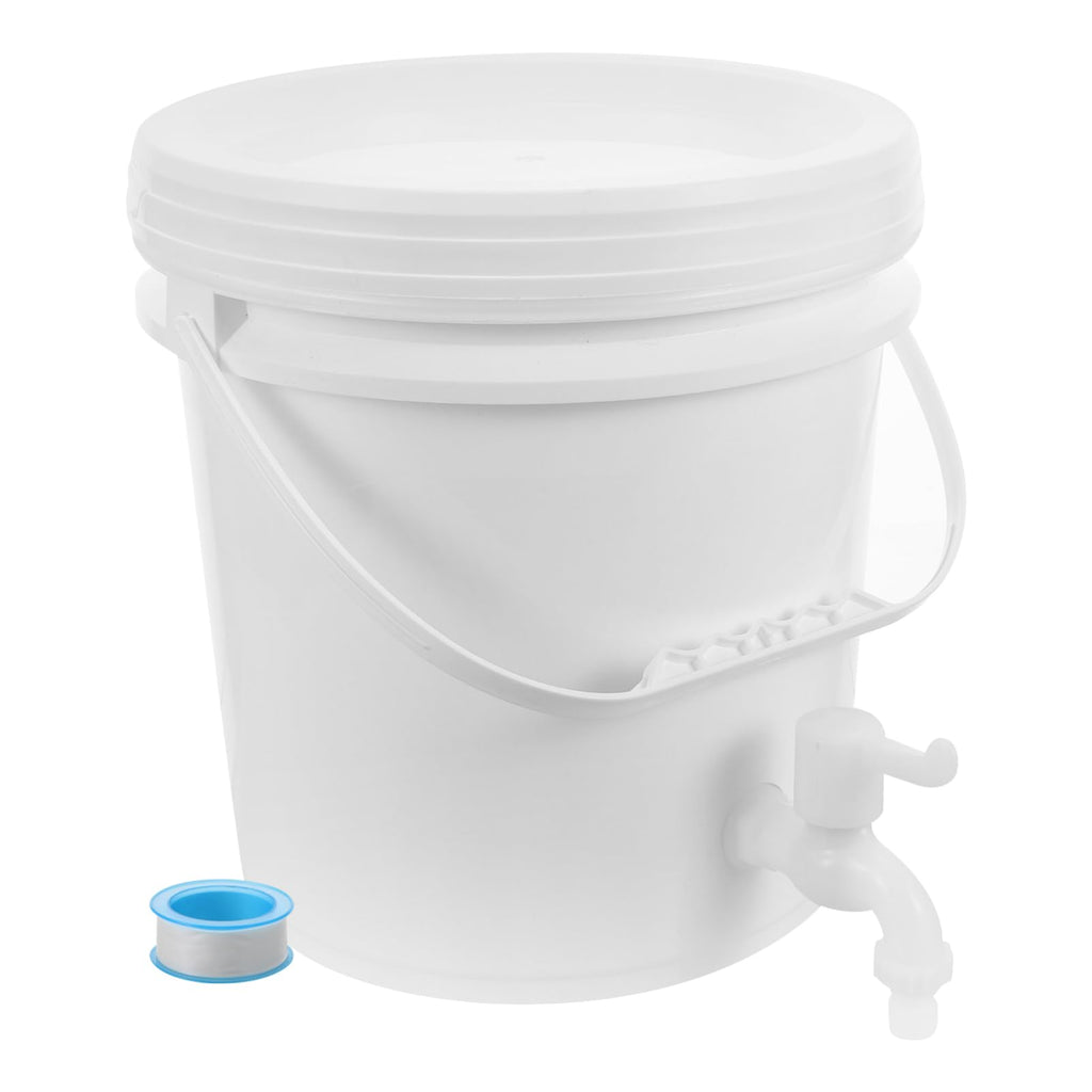 Outdoor Water Storage Bucket with Faucet 10l Capacity X633446