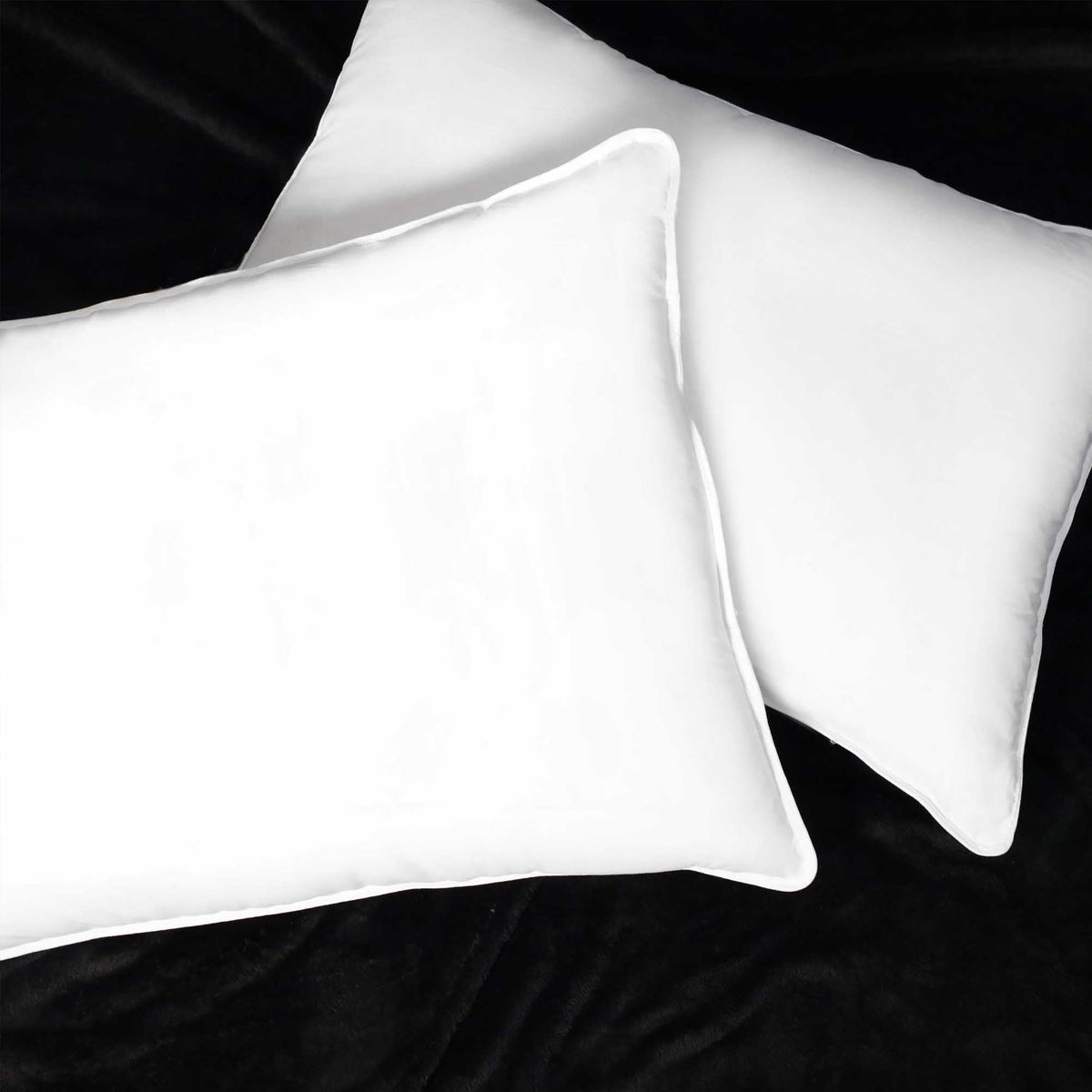 Down Alternative Pillow Set, Soft Microfiber Shell, Set of 2, King Size H760