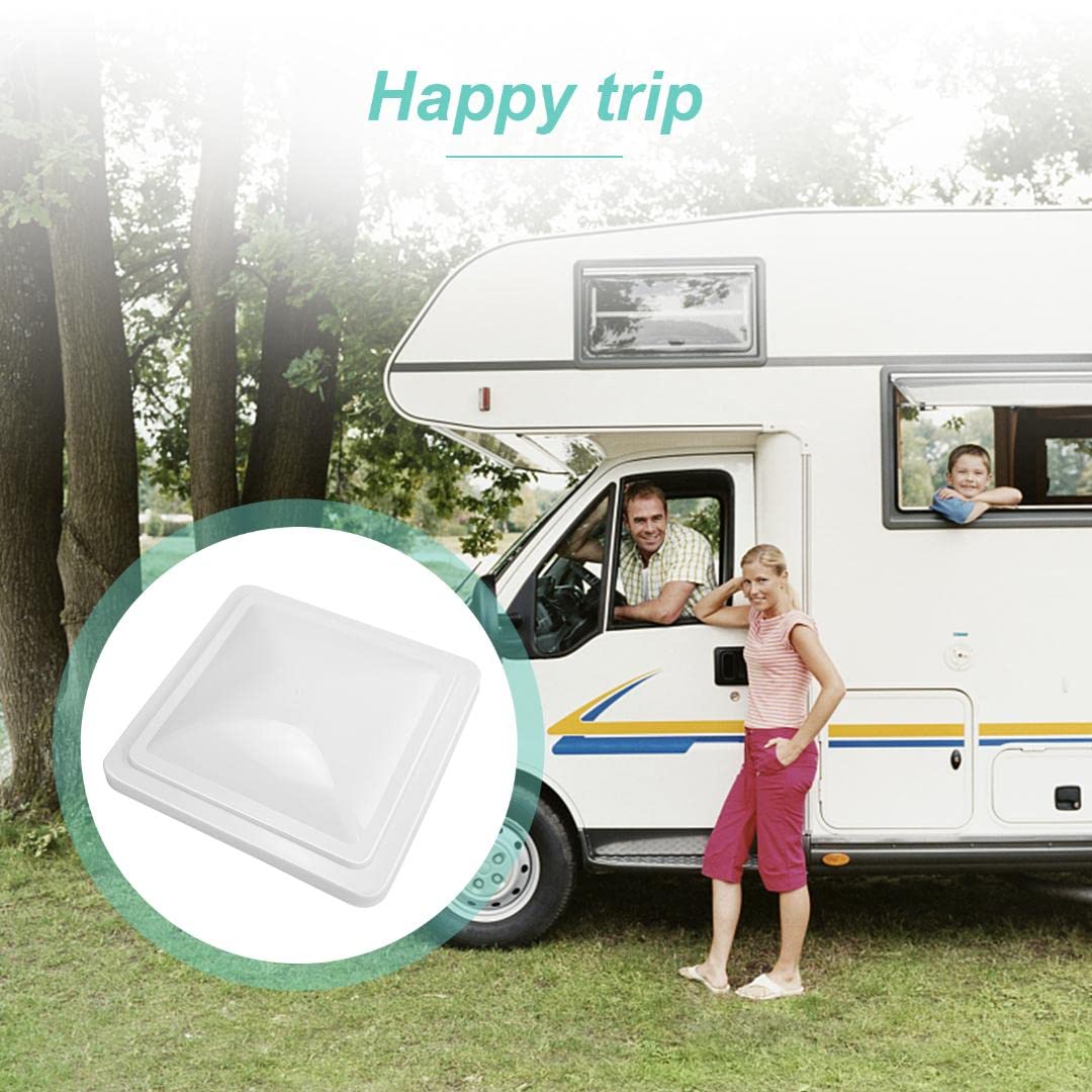 14" White 2 Pack Roof Vent Cover U215