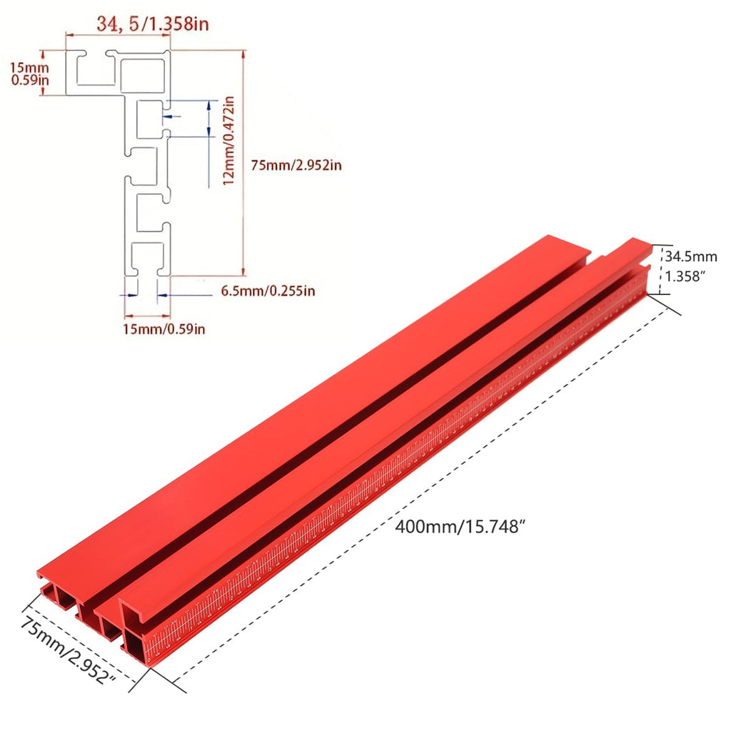 T-Track Table Fence System with Laser Measure I304