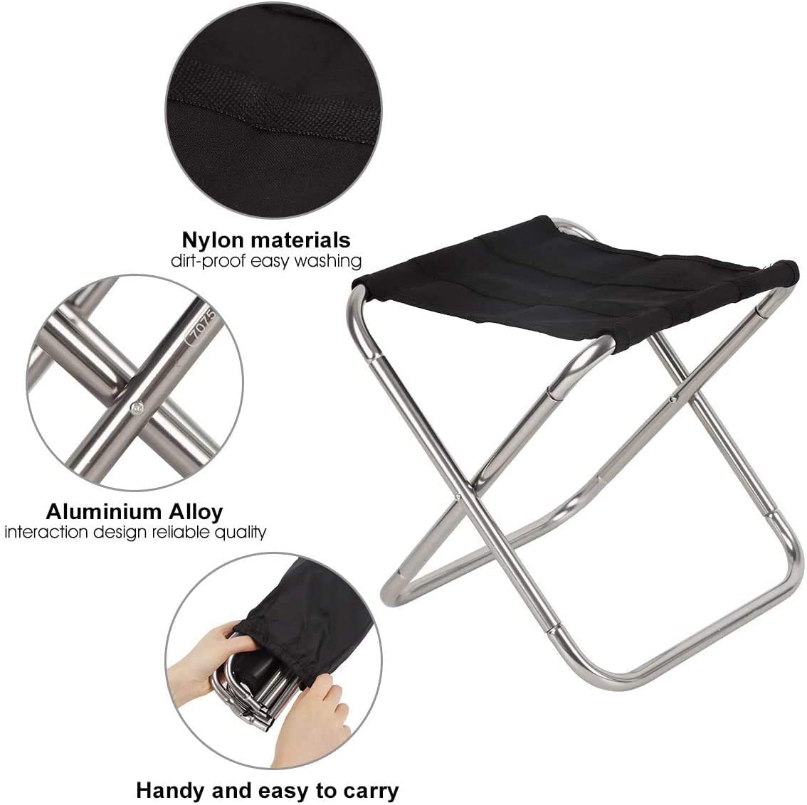 Folding Lightweight Aluminium Camping Chair L6149