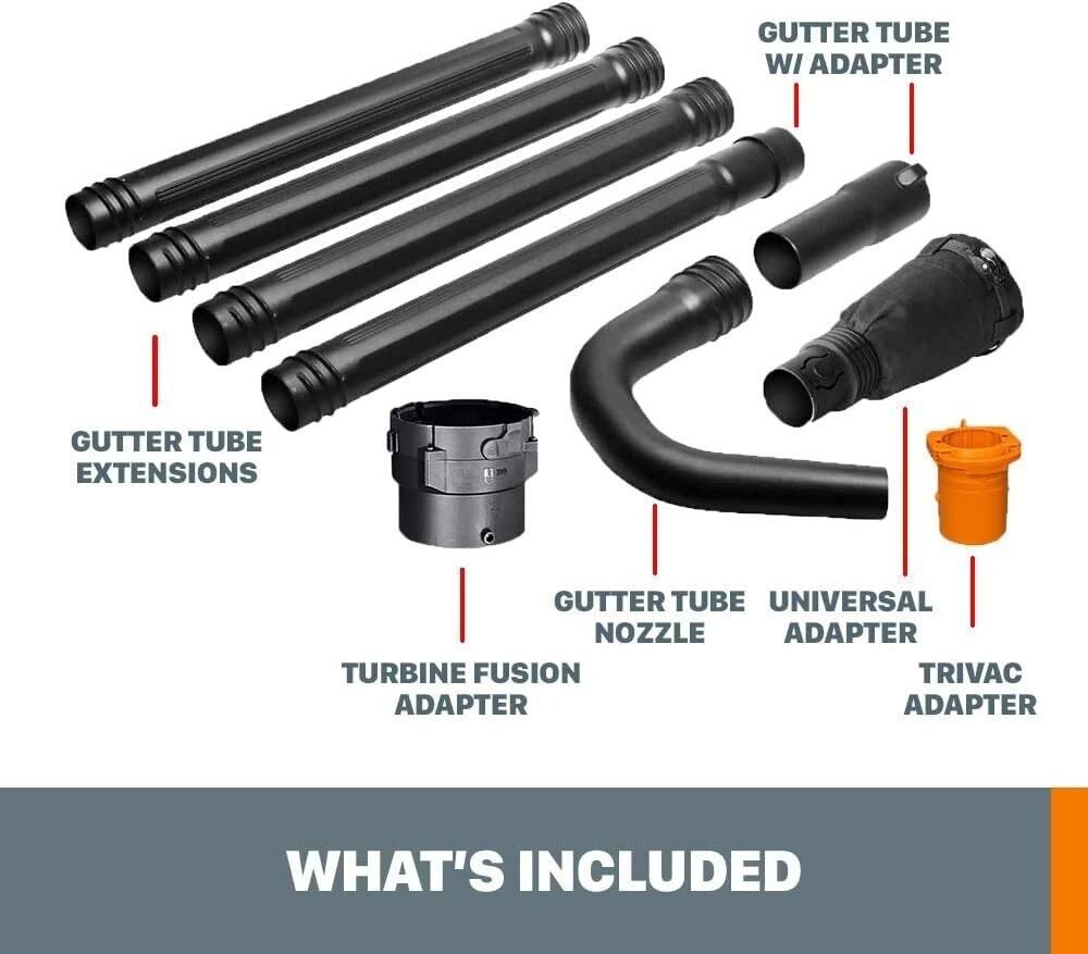 Universal Fit Gutter Cleaning Kit with 11ft Reach for Leaf Blowers B681