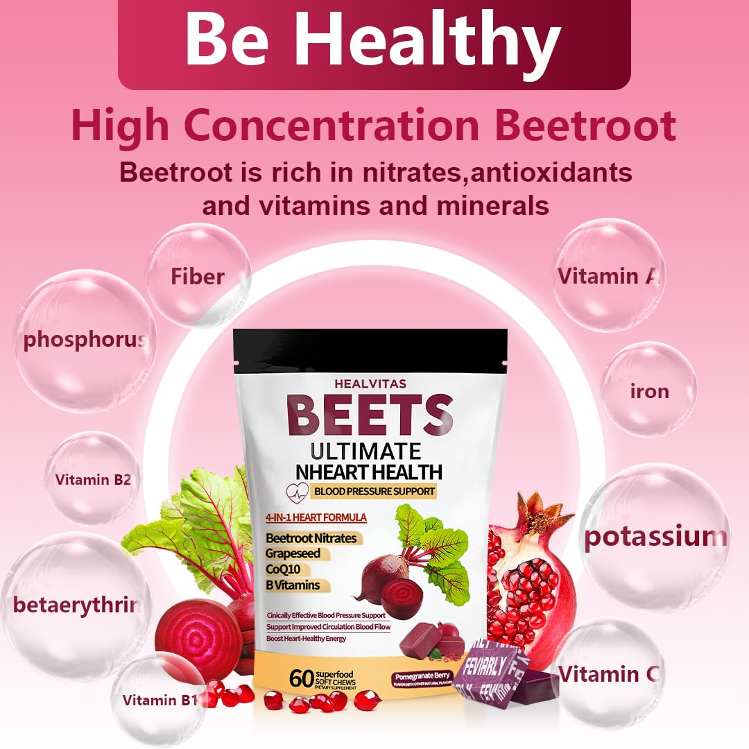 Beets Soft Chews 60ct W485