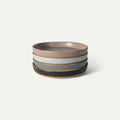 Ceramic Pasta Plate Wide Bowls Set of 4 L240083