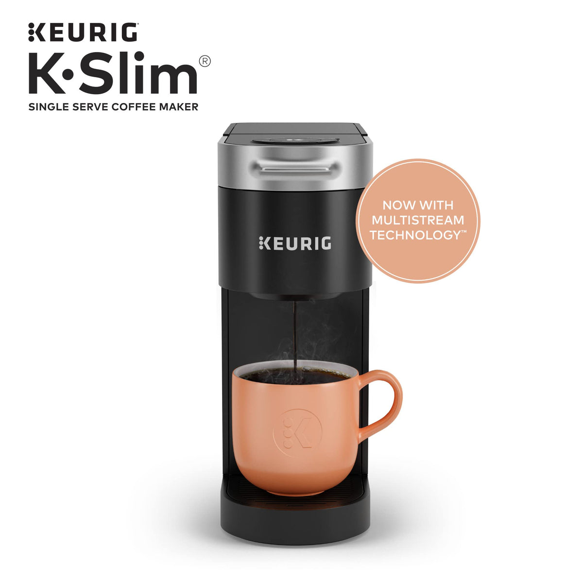 Single Serve K-Cup Pod Coffee Maker with Travel Mug X46347