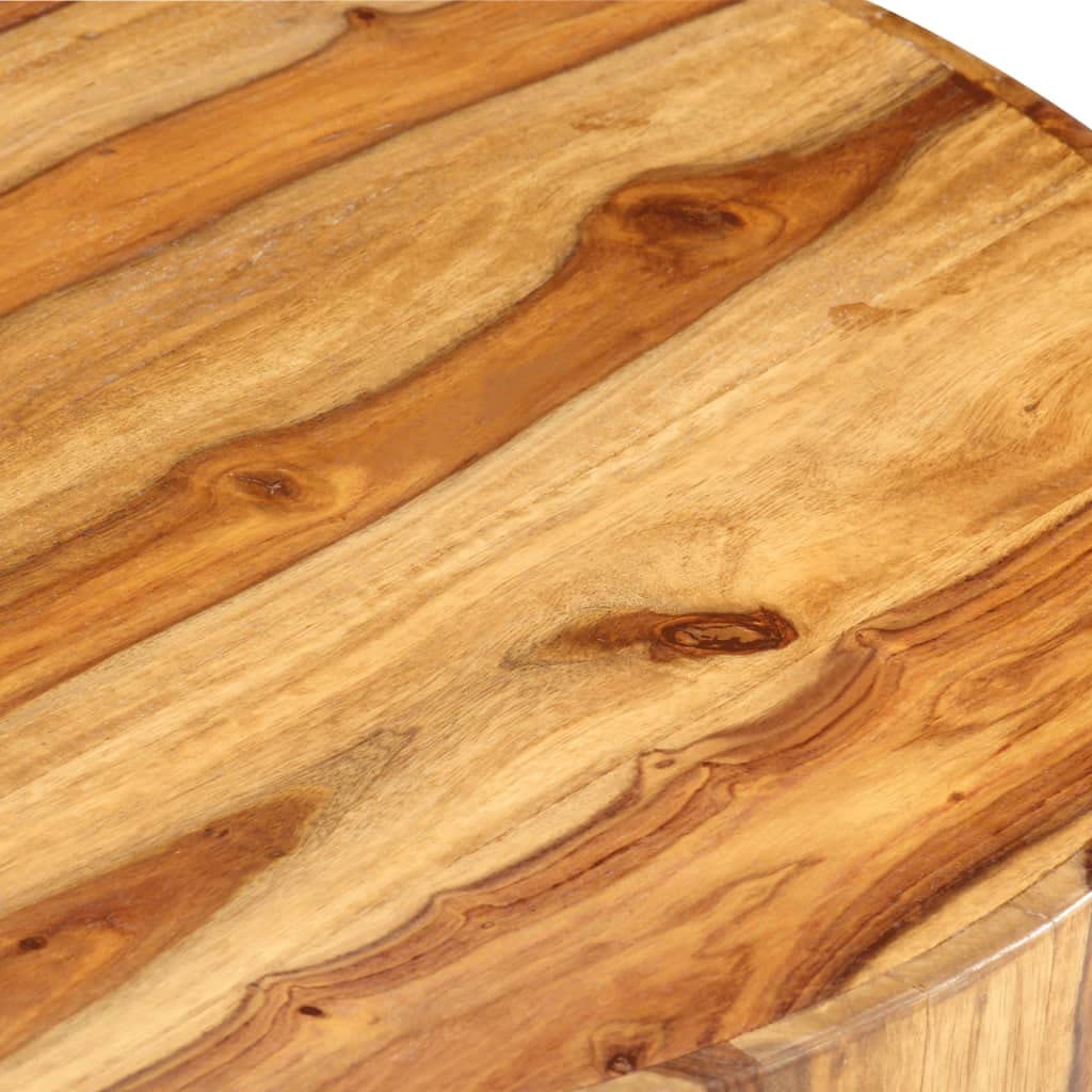 Round Coffee Table Solid Sheesham Wood C13765