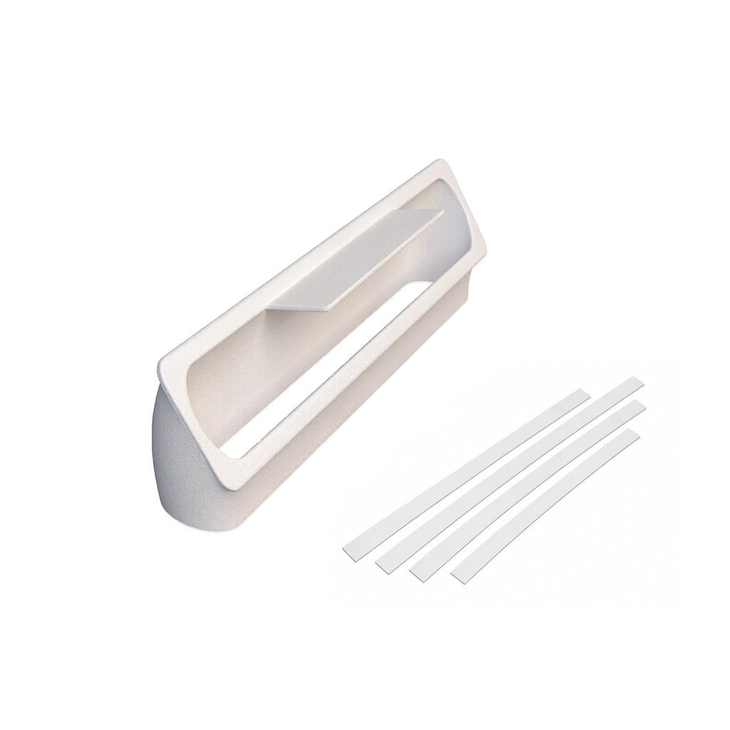 RV Rooftop AC Air Deflector White B53954
