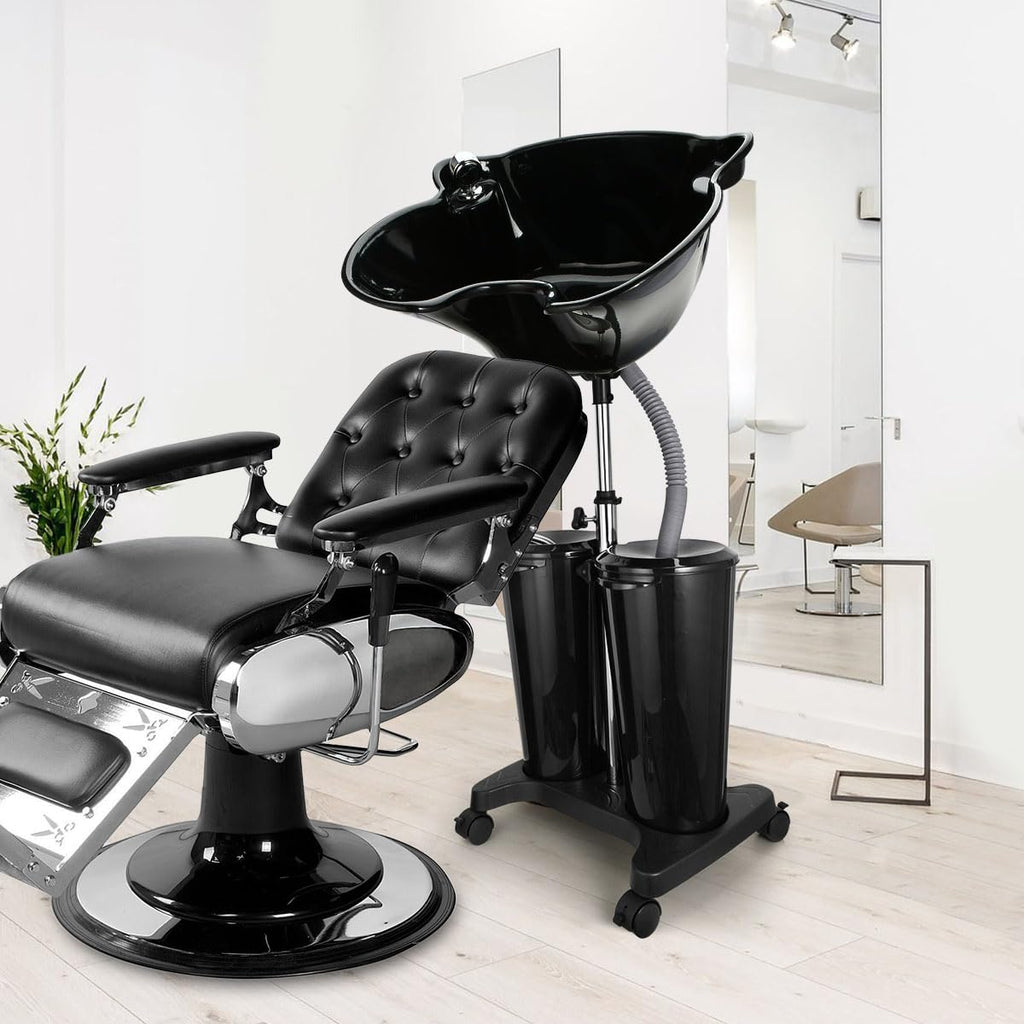 Portable Shampoo Bowl with Electric Pump D186