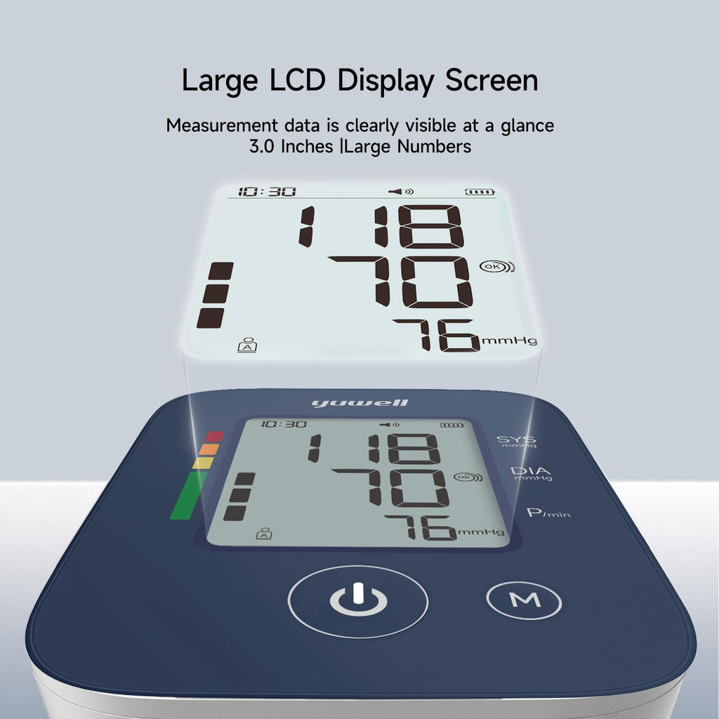 Automatic Upper Arm Blood Pressure Monitor with Adjustable Cuff M67385