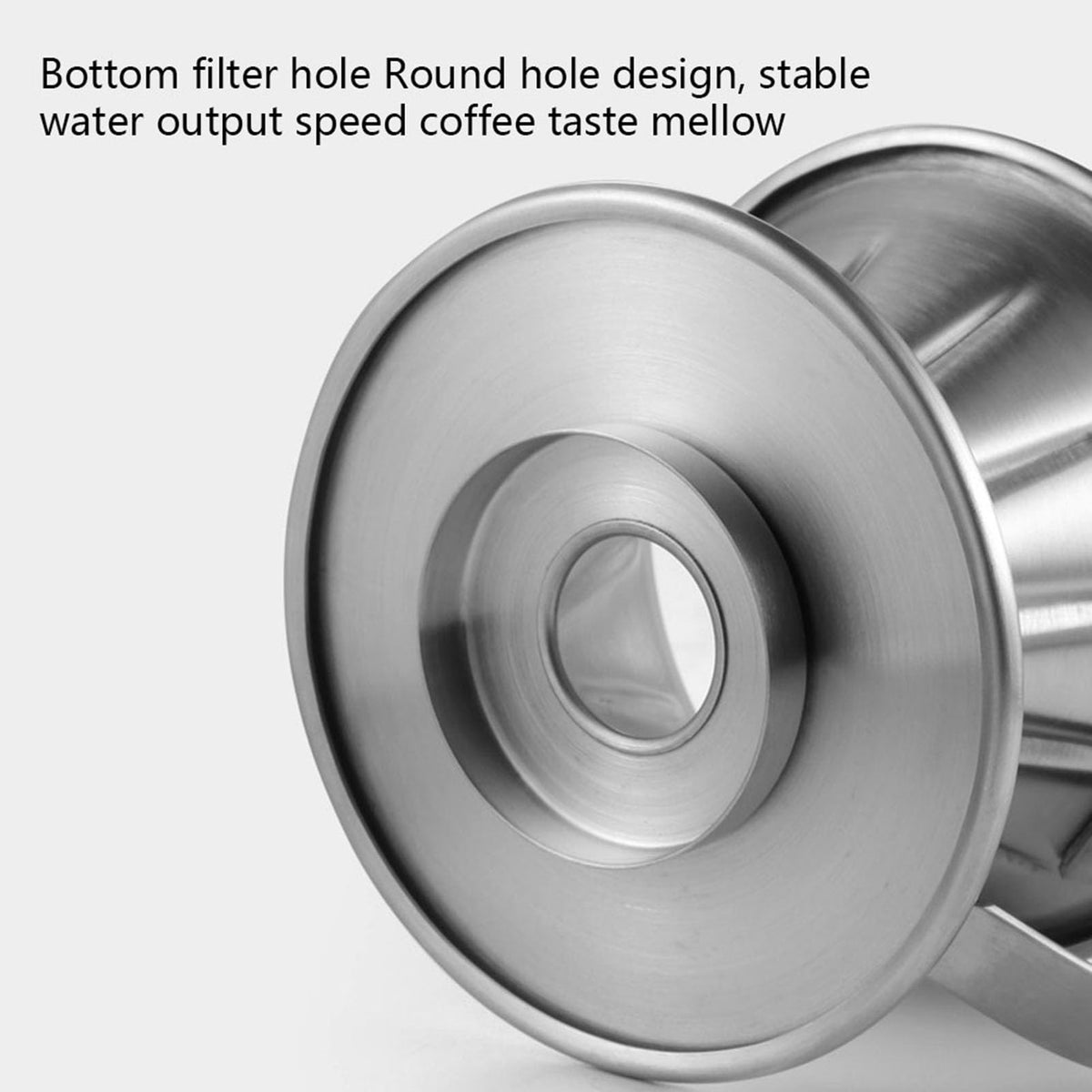 Pour over Stainless Steel Reusable Coffee Dripper I5932
