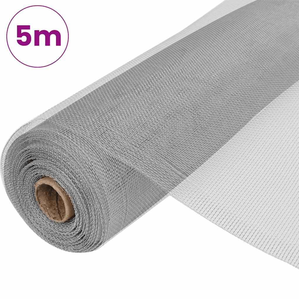 Aluminum Mesh Screen 39.4"x196.9" Silver N402