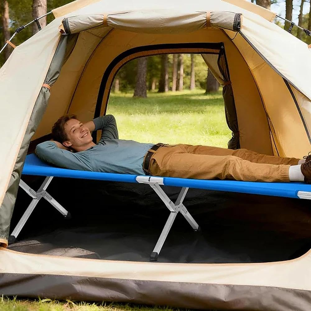 Portable Folding Camping Cot with Carrying Bag L4901