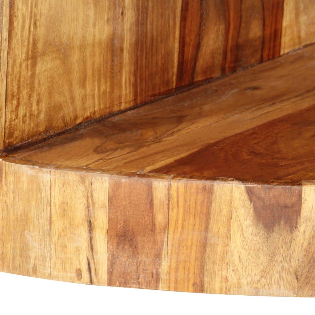 Round Coffee Table Solid Sheesham Wood C13765