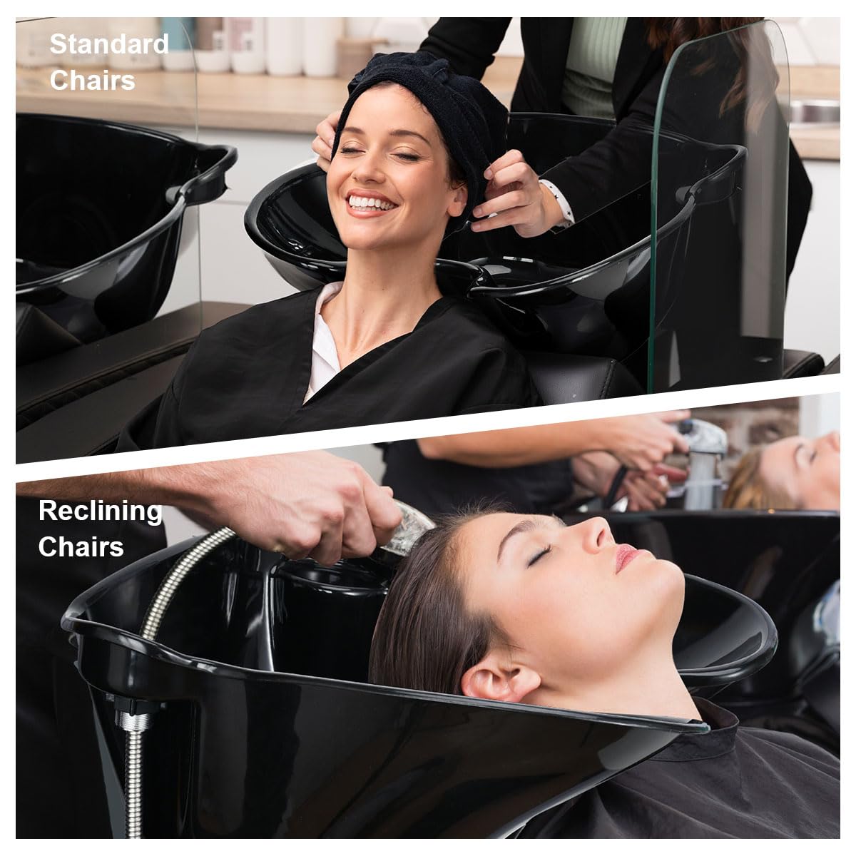 Portable Shampoo Bowl with Electric Pump D186