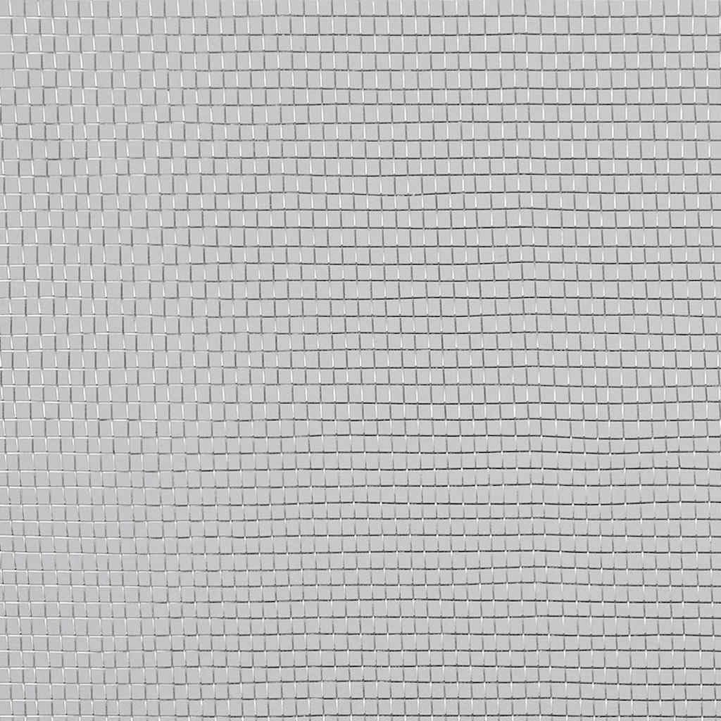 Aluminum Mesh Screen 39.4"x196.9" Silver N402