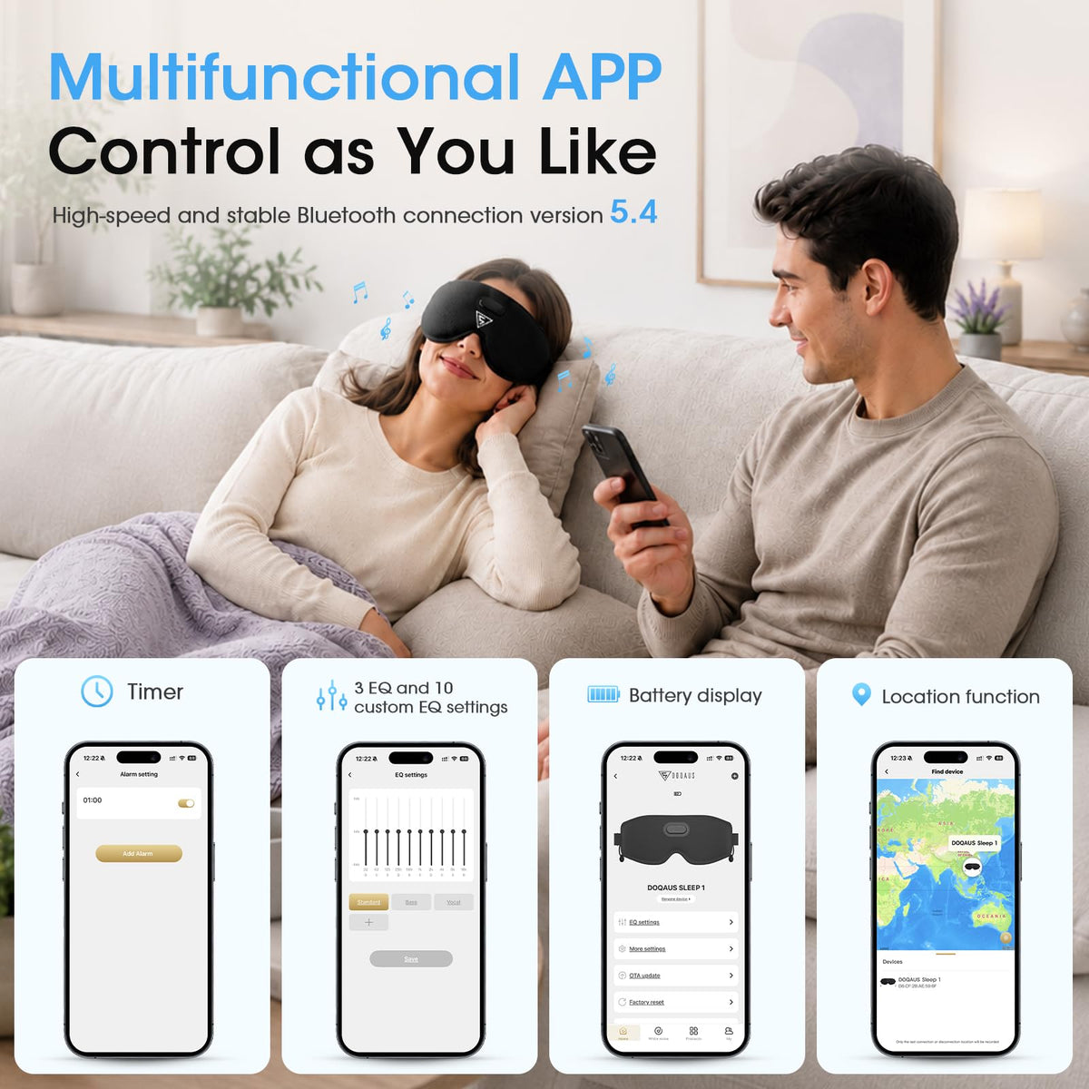 Bluetooth Sleep Mask U578