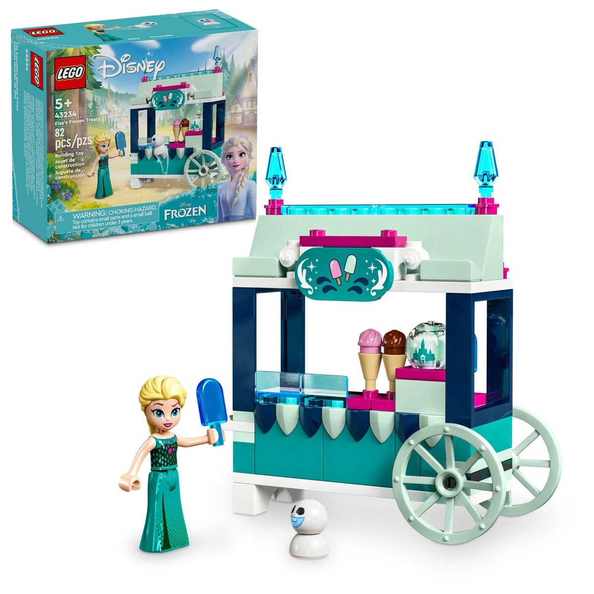 Frozen Building Set with Elsa Mini-Doll and Snowgie Figure S578639