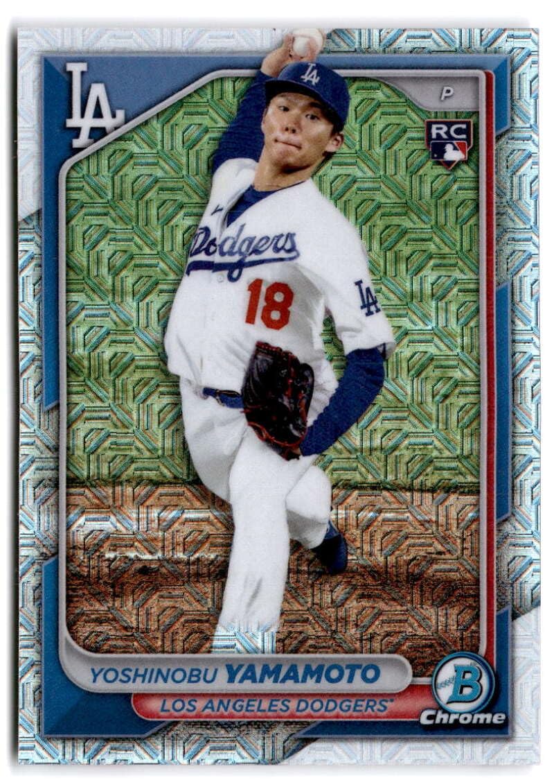 2024 Bowman Chrome Mega Box Mojo Refractor Baseball Trading Card J2566
