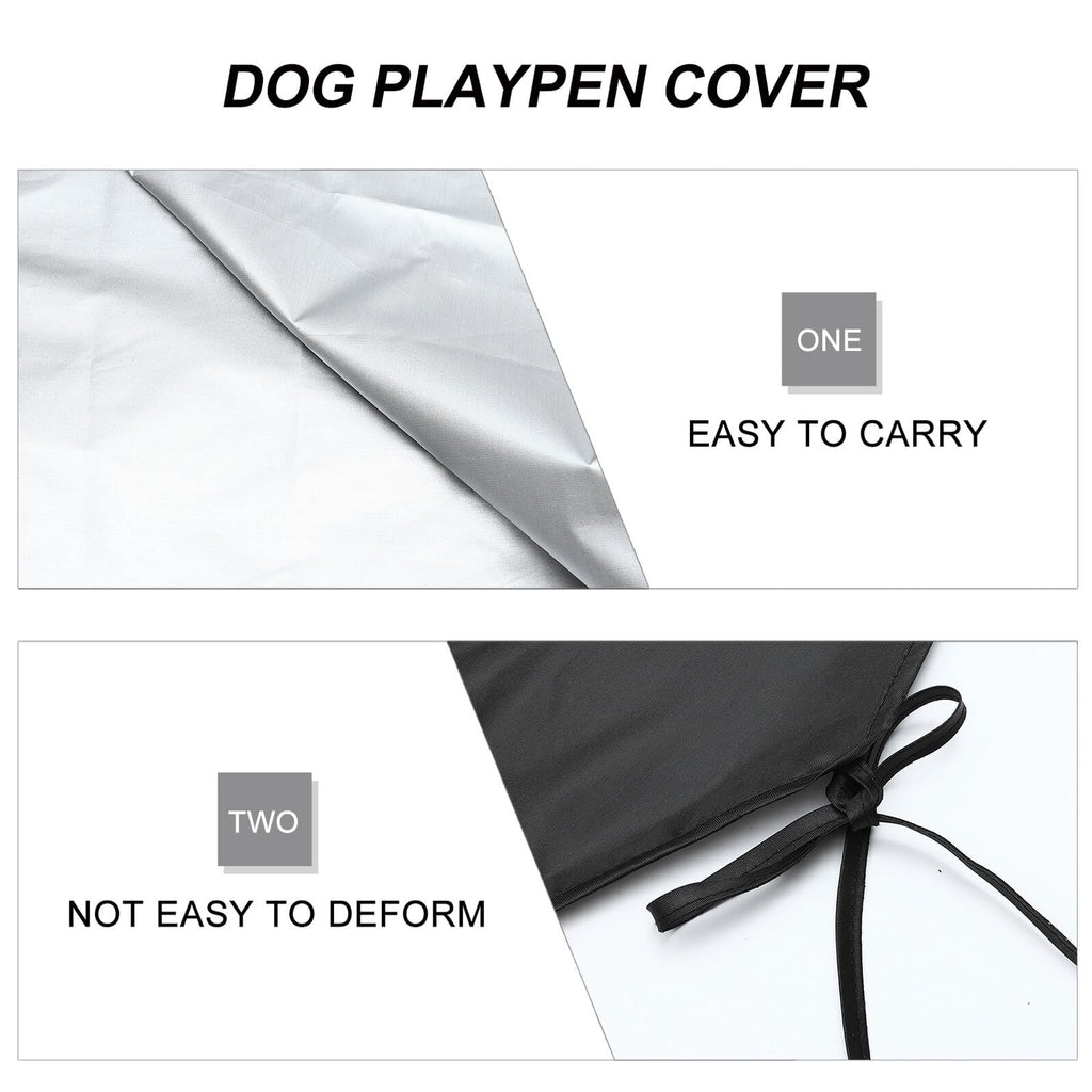 Waterproof Sunproof Dog Playpen Cover with Shade 210D Oxford Cloth J94094