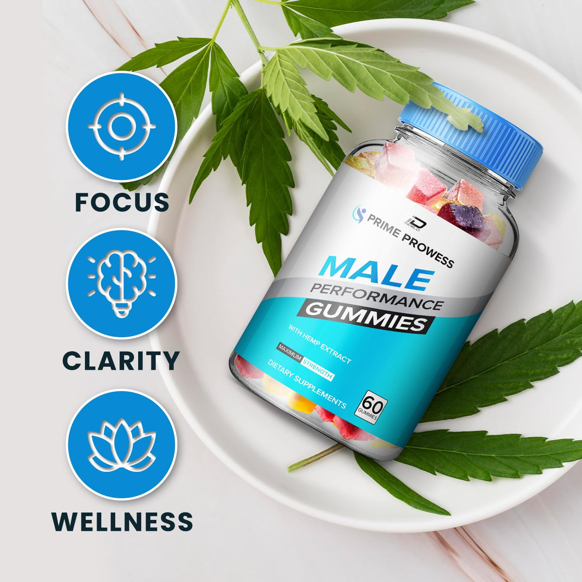 Hemp Gummies 60 Gummies Q966