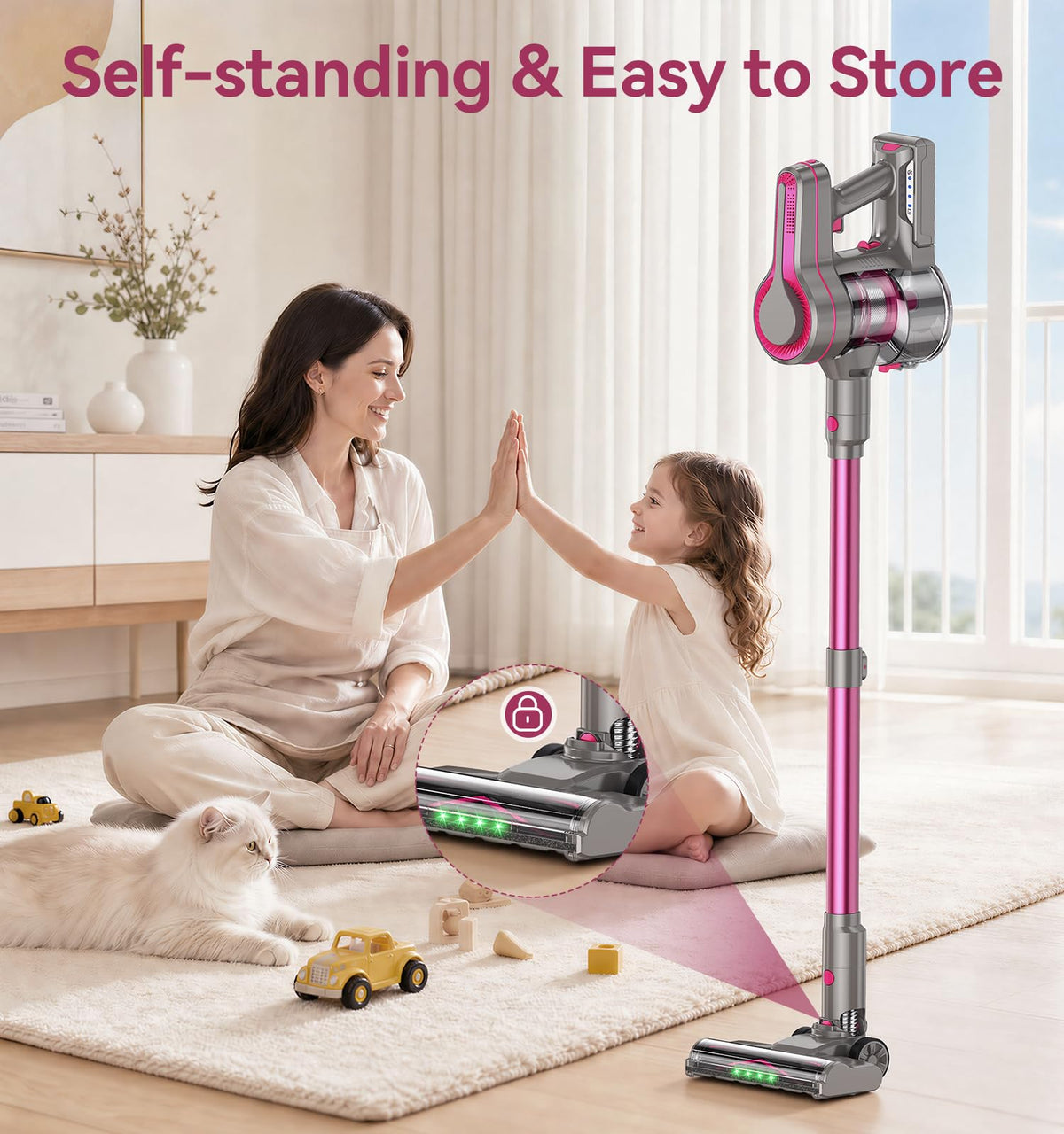 600W/50Kpa Cordless Stick Vacuum Cleaner E923321