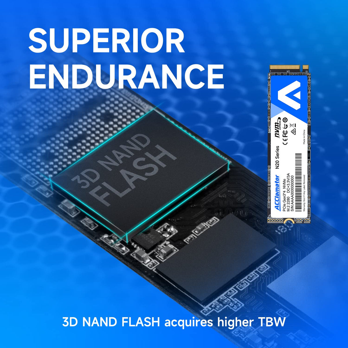 512GB NVMe M.2 2280 PCIe Gen3x4 Internal SSD I308