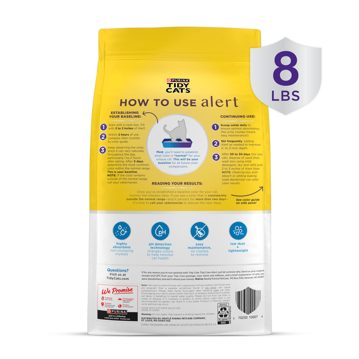 Health Monitoring Litter, 8 lb B2369
