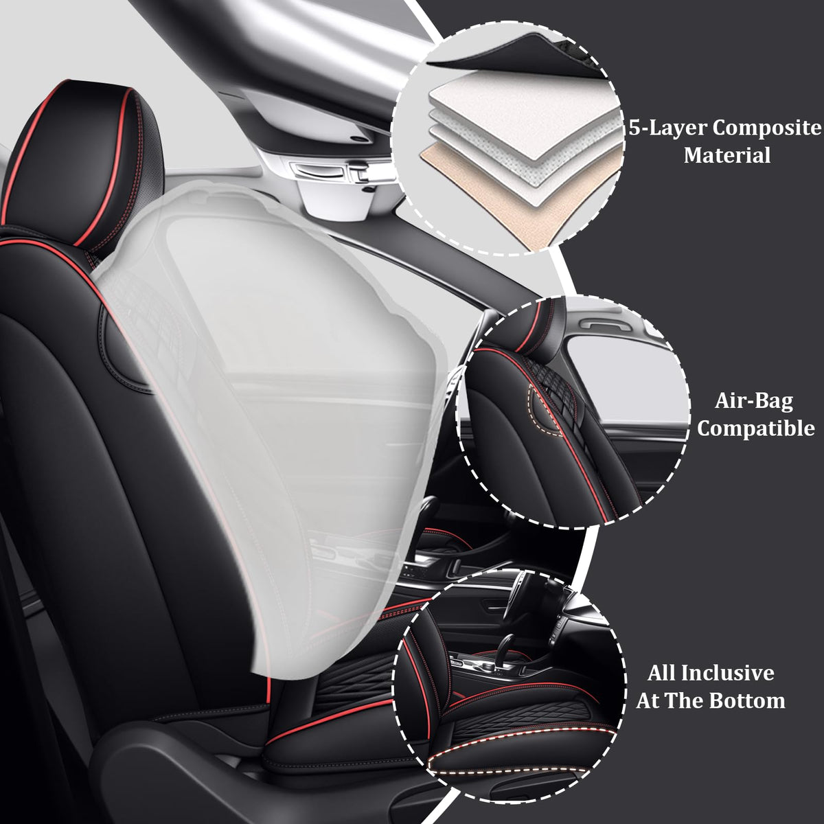 Car Seat Covers Full Set O81471