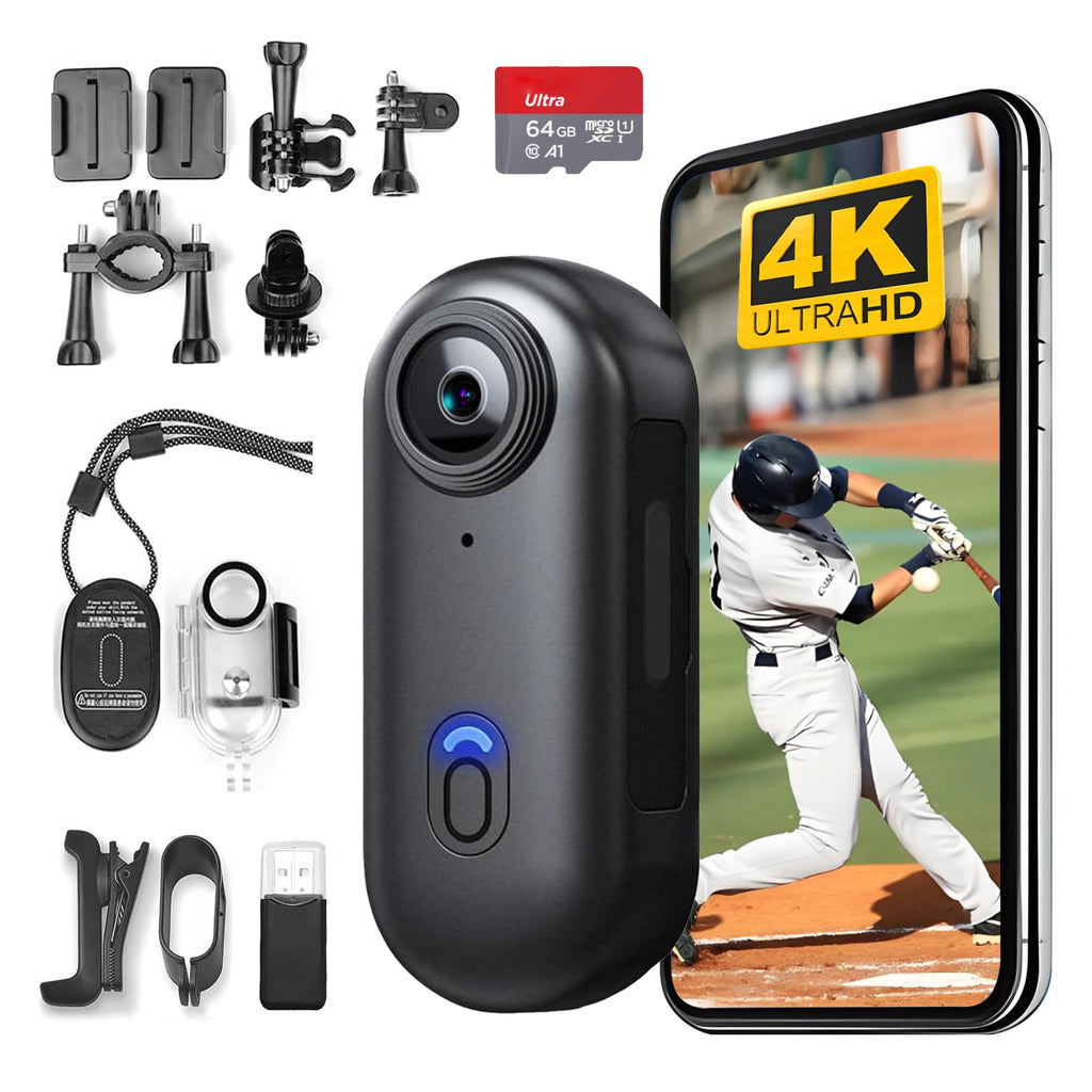 64GB 4K Thumb Action Camera Q16066