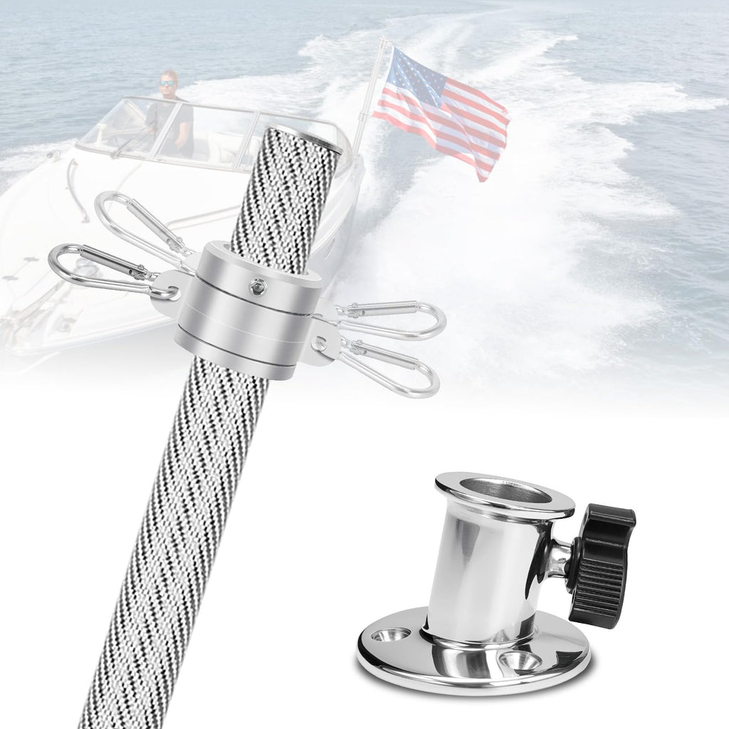 2/2.5FT Carbon Fiber Boat Flag Pole W618