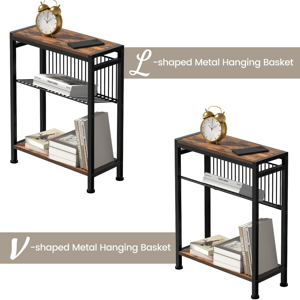 3-Tier Narrow Side Table Set of 2 Y603