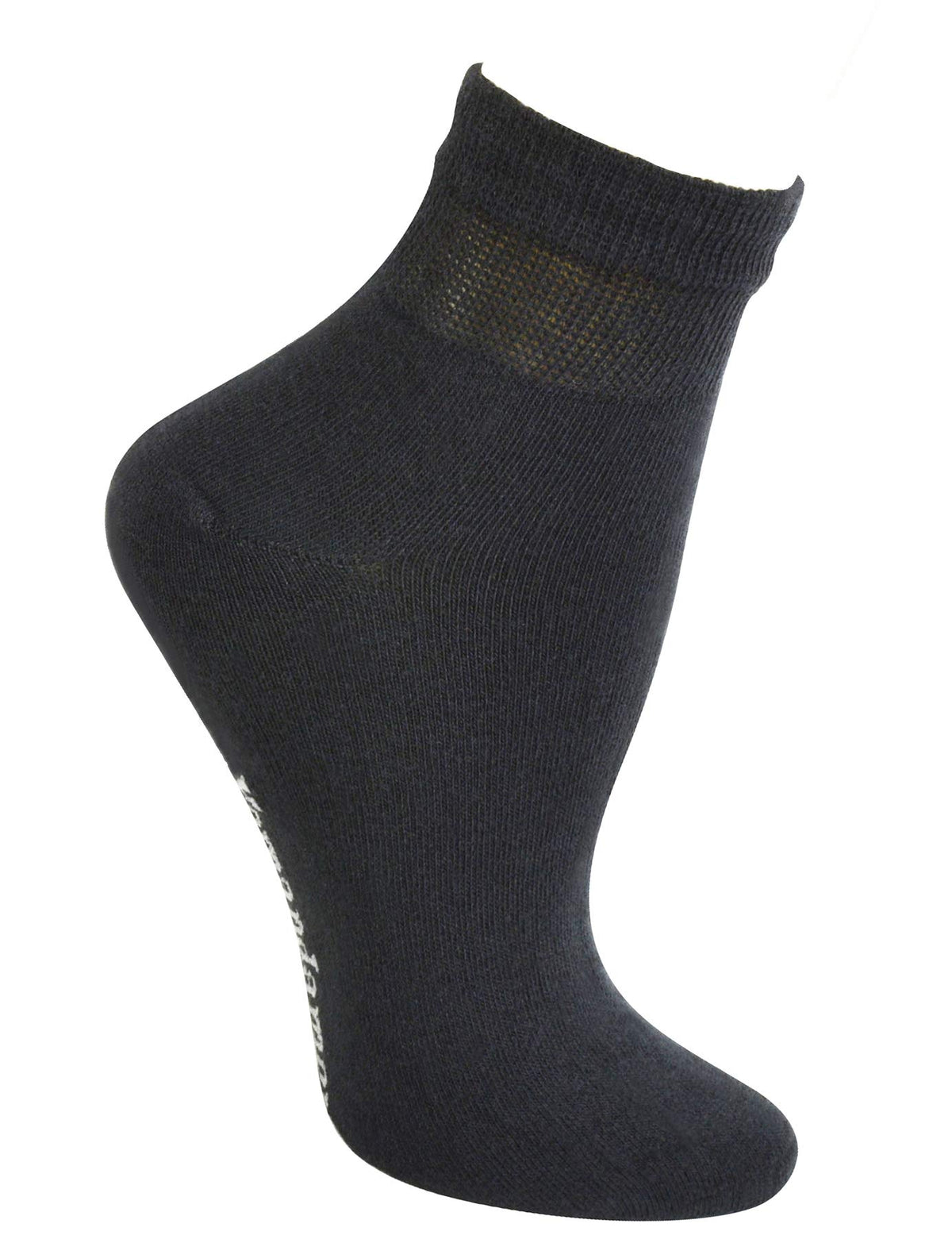 Cotton Ankle Dress Socks with Seamless Toe T975004