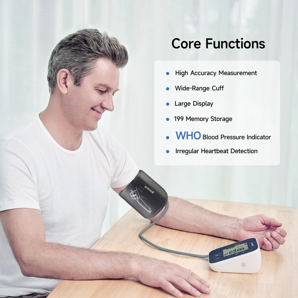 Automatic Upper Arm Blood Pressure Monitor with Adjustable Cuff M67385