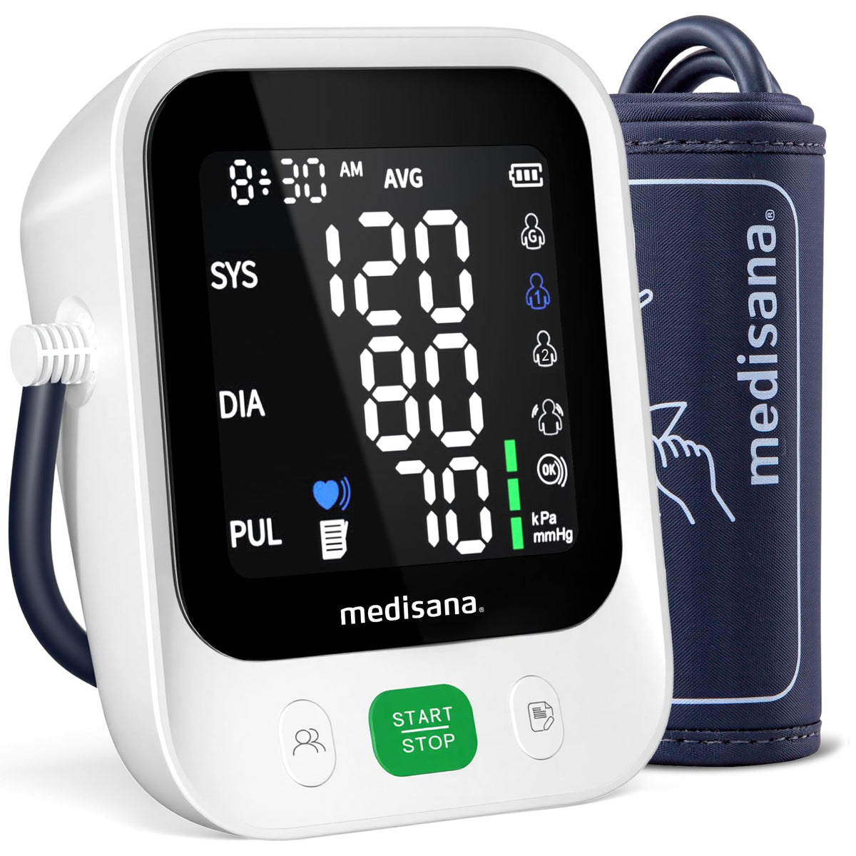 Automatic Upper Arm Blood Pressure Monitor with 2x199 Sets Memory M6505