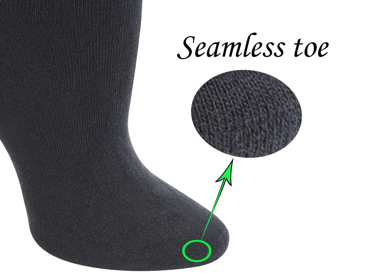 Cotton Ankle Dress Socks with Seamless Toe T975004