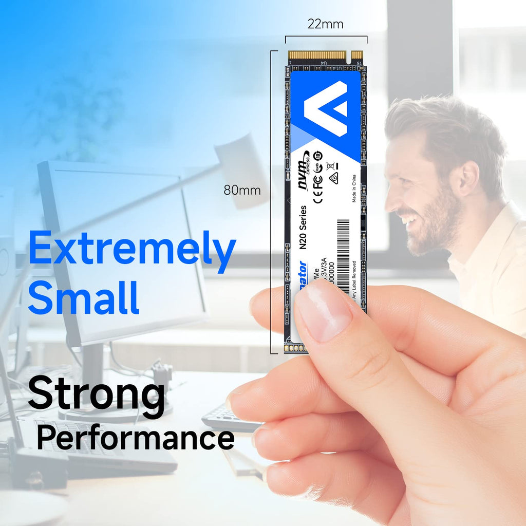 512GB NVMe M.2 2280 PCIe Gen3x4 Internal SSD I308