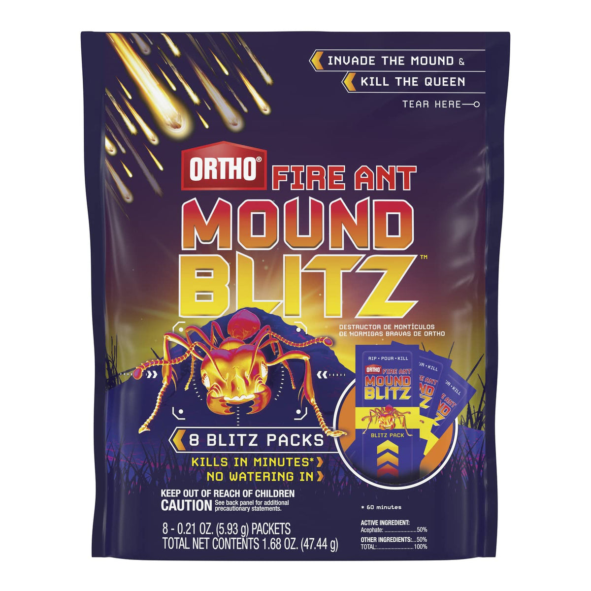 Fire Ant Mound Blitz, 8 Pre-Measured Packs G4001