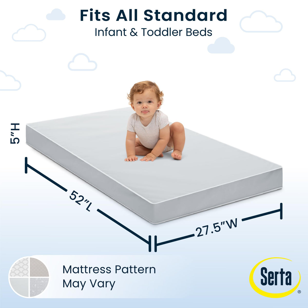Baby Crib Mattress and Toddler Mattress O5096