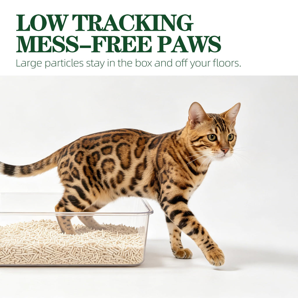 Tofu Cat Litter Clumping Flushable Plant-Based 20.8lbs C4528
