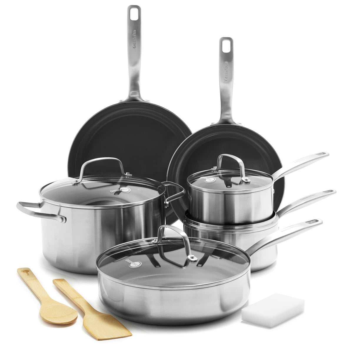12 Piece Stainless Steel Cookware Set V108274