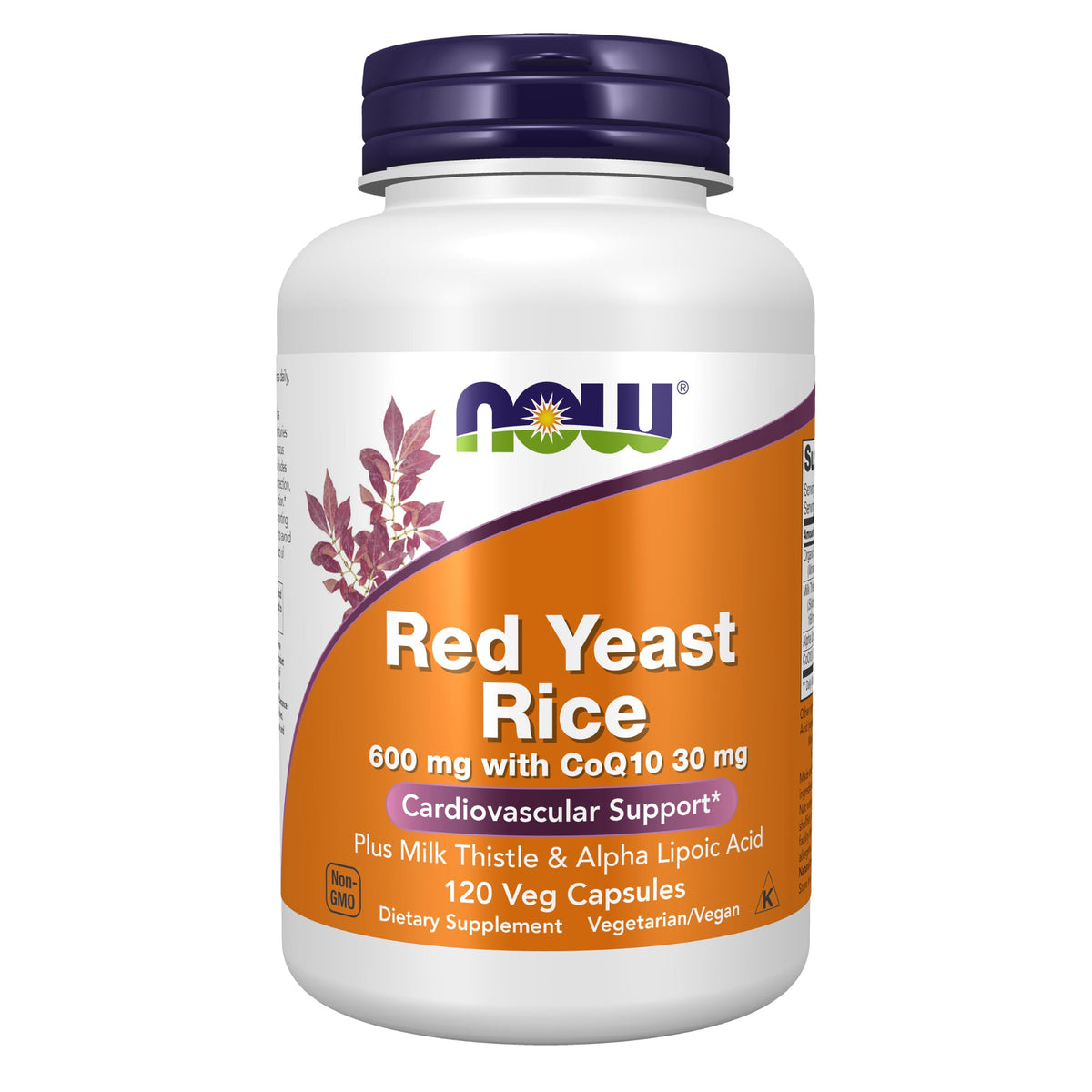 Red Yeast Rice with CoQ10, Milk Thistle, ALA, 120 Veg Caps Z90509